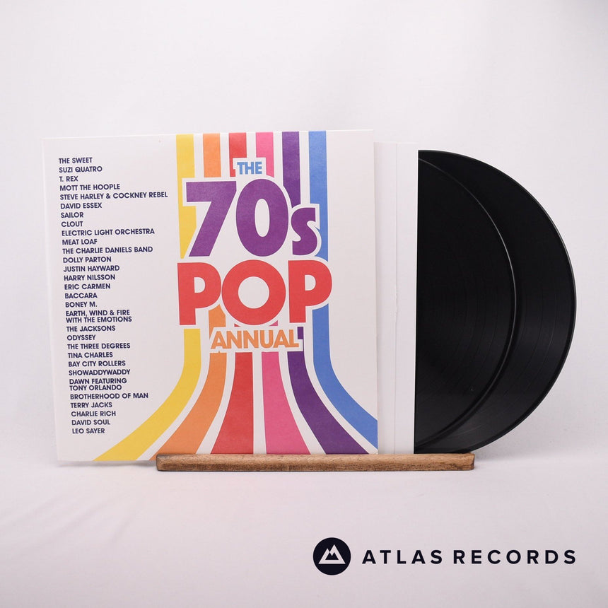 Various The 70s Pop Annual 2 x LP Vinyl Record - Front Cover & Record