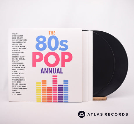 Various The 80s Pop Annual 2 x LP Vinyl Record - Front Cover & Record