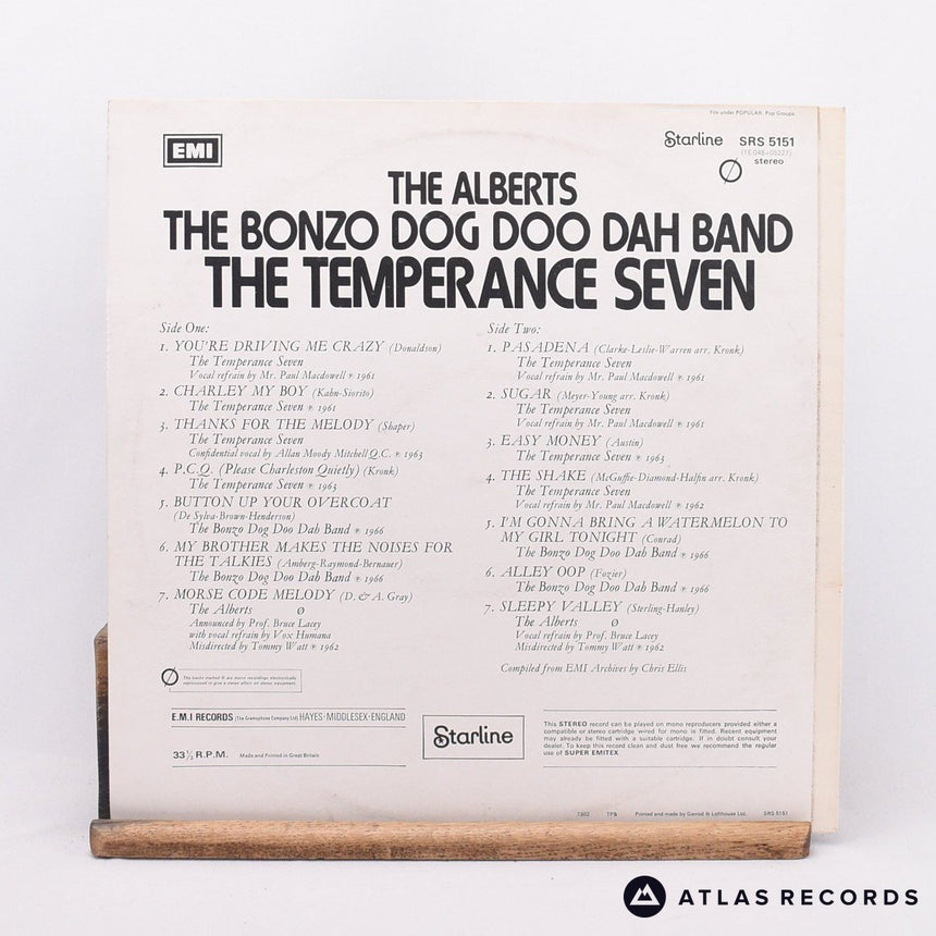 Various - The Alberts, The Bonzo Dog Doo Dah Band and The Temperance - LP Vinyl