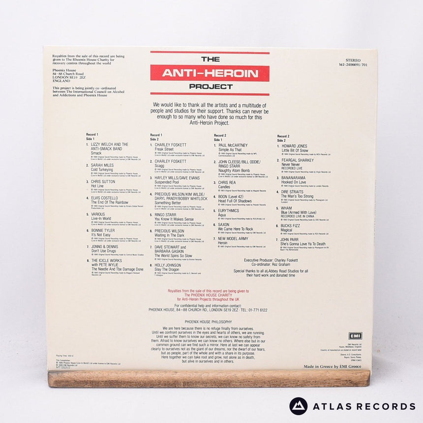 Various - The Anti-Heroin Project - It's A Live-In World - 2 x LP Vinyl Record