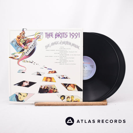 Various The Brits 1991 2 x LP Vinyl Record - Front Cover & Record