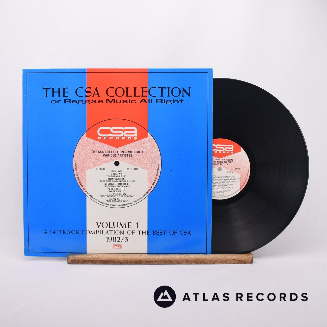 Various The CSA Collection Volume 1 Or Reggae Music All Right LP Vinyl Record - Front Cover & Record