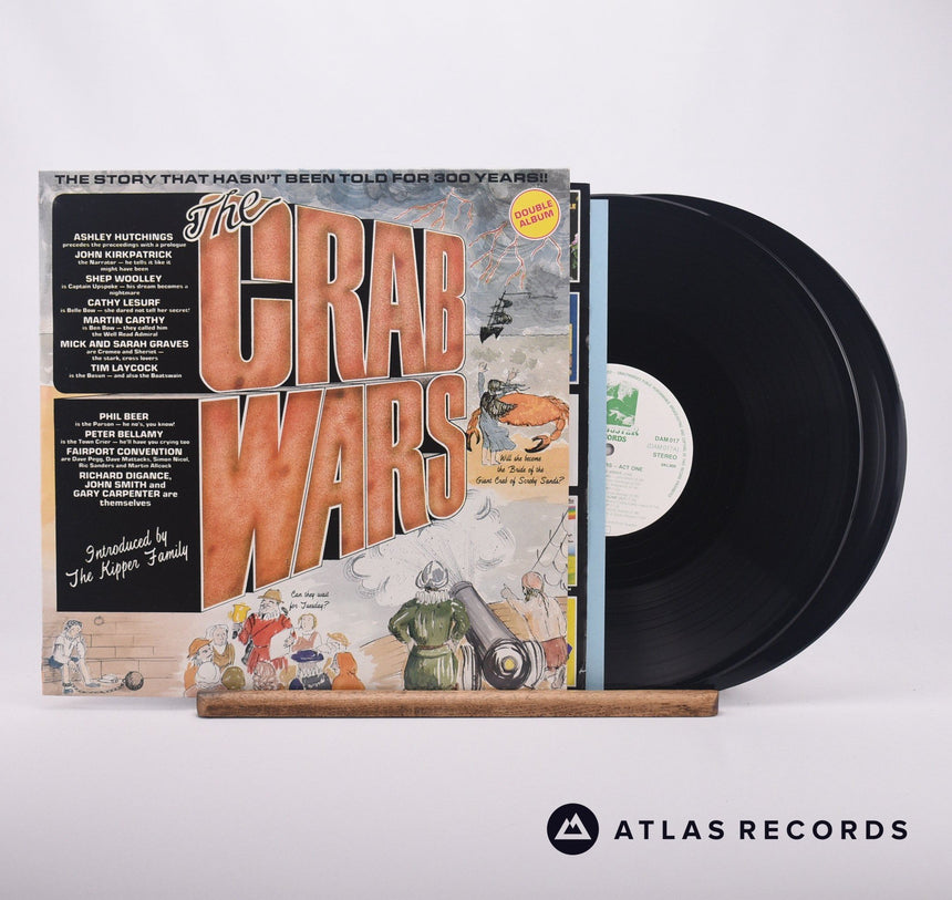 Various The Crab Wars Double LP Vinyl Record - Front Cover & Record