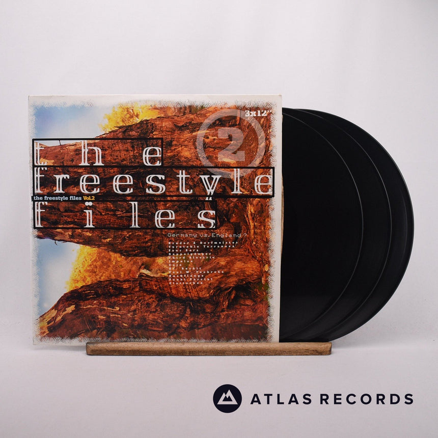 Various The Freestyle Files Vol.2 3 x 12" Vinyl Record - Front Cover & Record