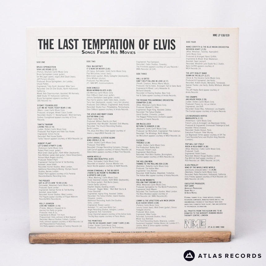Various - The Last Temptation Of Elvis - Gatefold 2 x LP Vinyl Record - EX/EX