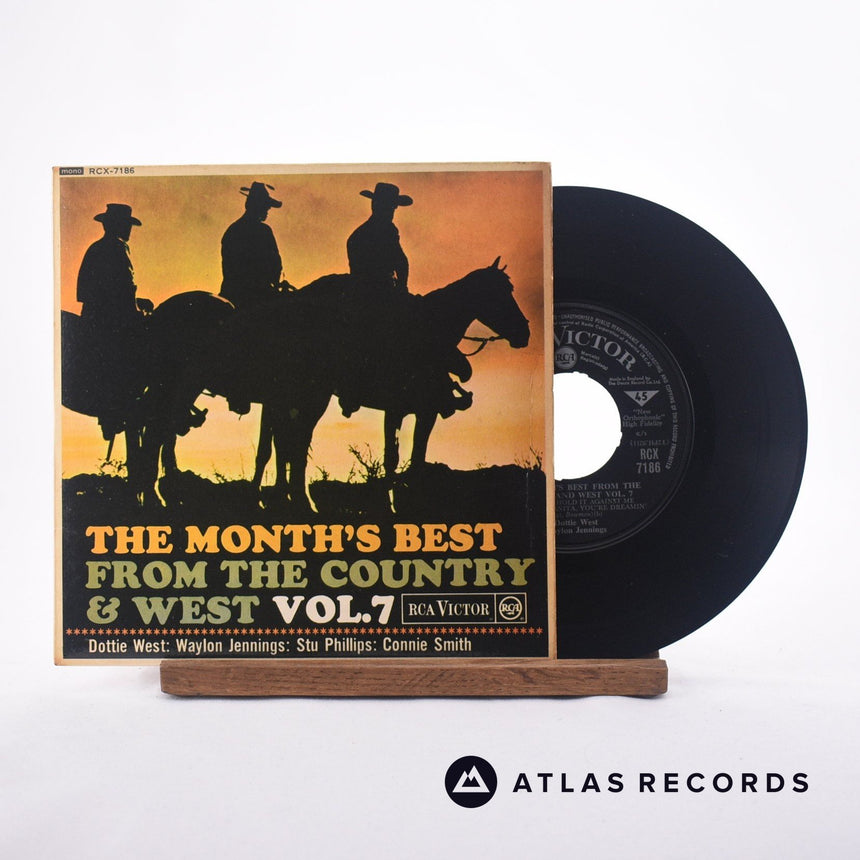 Various The Month's Best From The Country & West Vol.7 7" Vinyl Record - Front Cover & Record