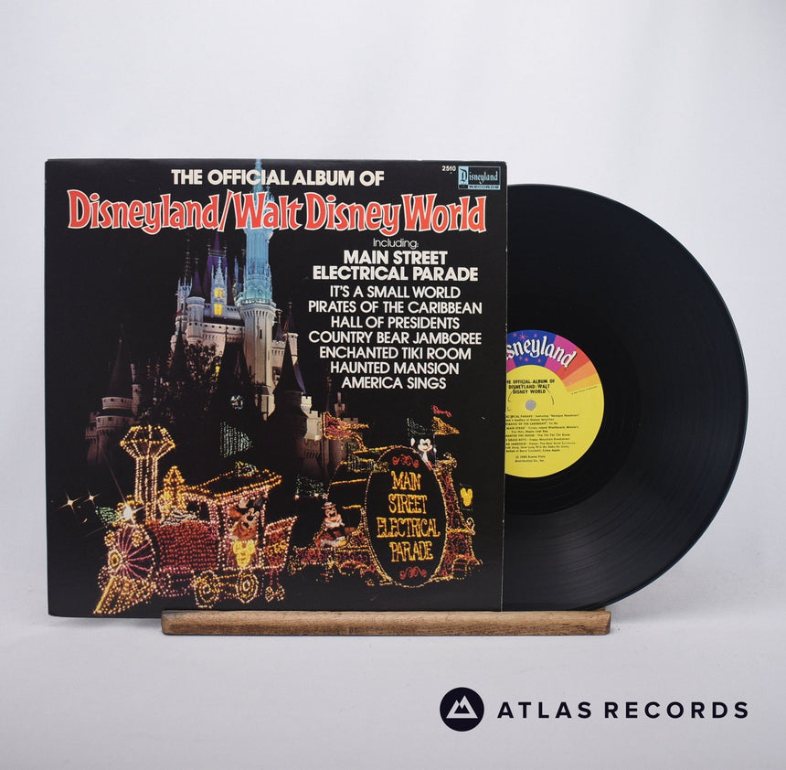 Various The Official Album Of Disneyland/Walt Disney World LP Vinyl Record - Front Cover & Record