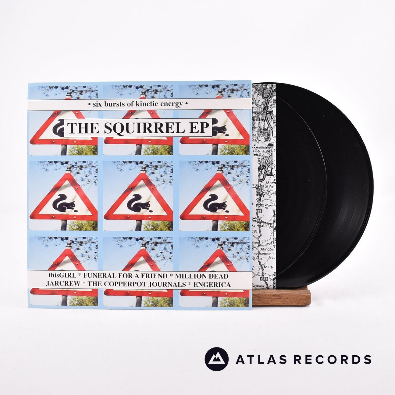 Various The Squirrel EP 2 x 7" Vinyl Record - Front Cover & Record