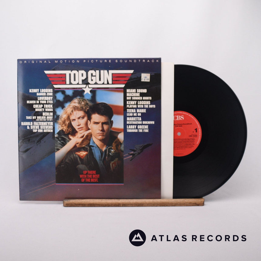 Various Top Gun LP Vinyl Record - Front Cover & Record