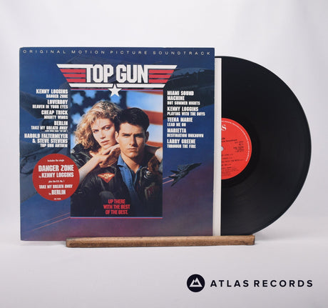 Various Top Gun LP Vinyl Record - Front Cover & Record