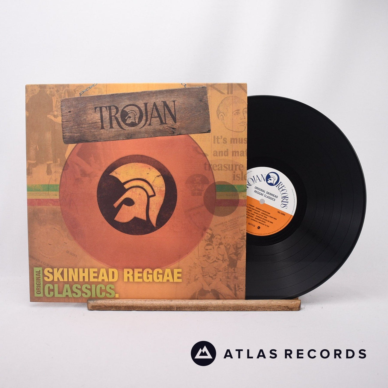 Various Trojan: Original Skinhead Reggae Classics. LP Vinyl Record - Front Cover & Record