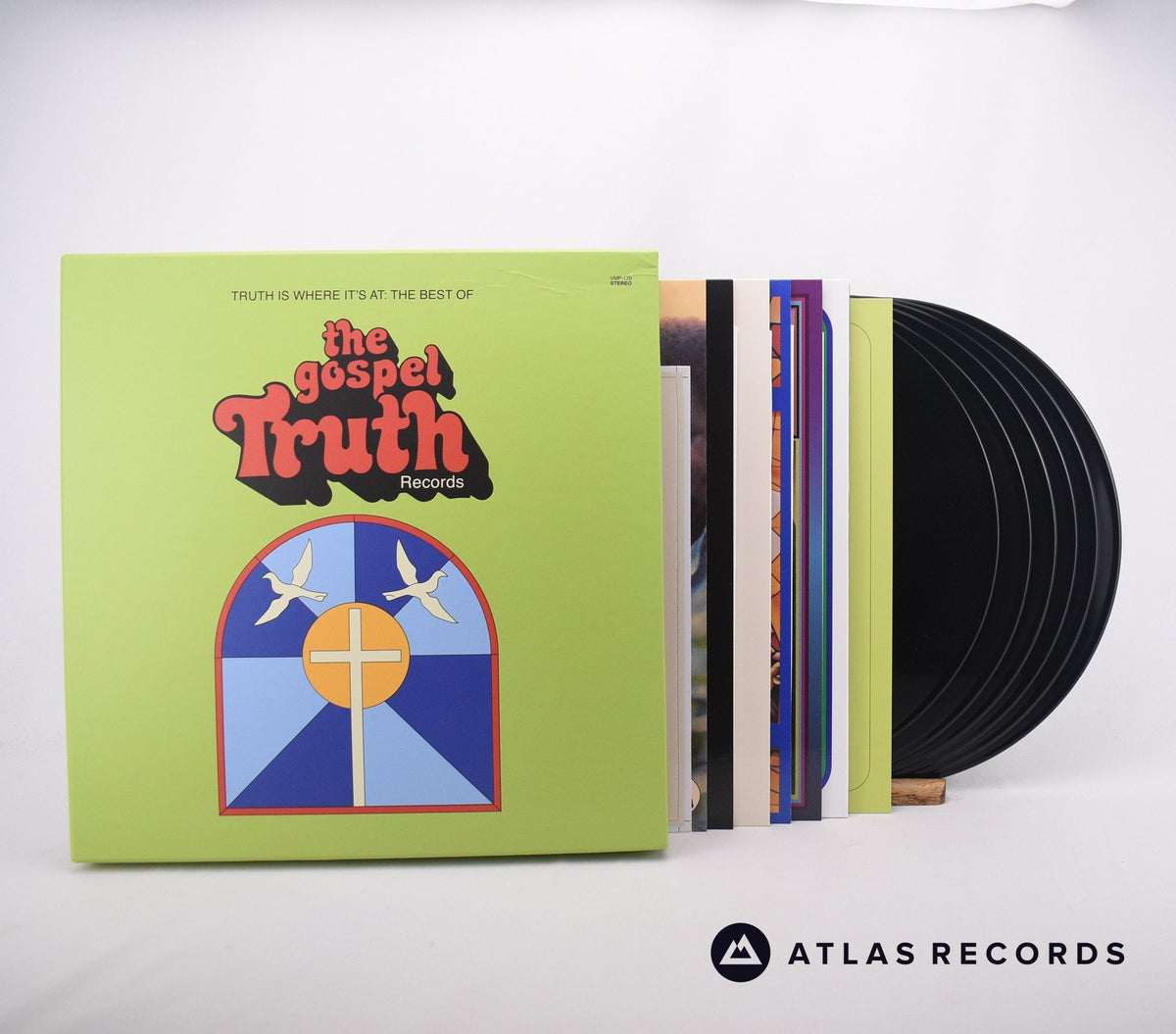 Various Truth Is Where It's At: The Best Of Gospel Truth 6 x LP Box Set Vinyl Record - Front Cover & Record