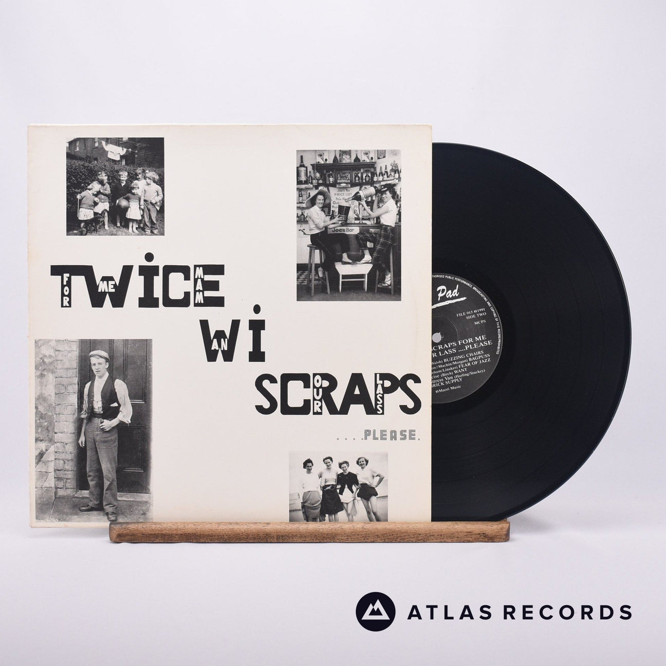 Various Twice Wi' Scraps For Me Mam An' Our Lass ....Please LP Vinyl Record - Front Cover & Record