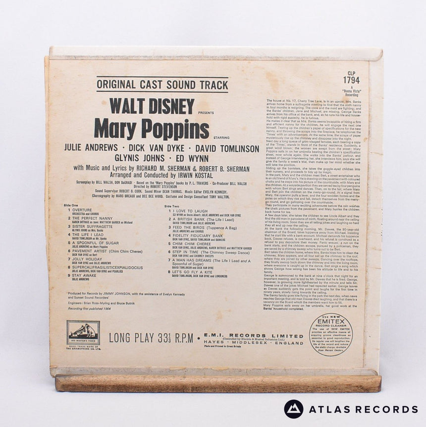 Various - Walt Disney's Mary Poppins: Original Cast Sound Track - LP Vinyl