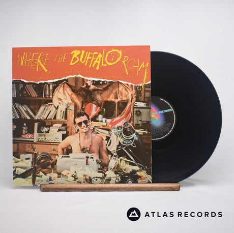 Various Where The Buffalo Roam LP Vinyl Record - Front Cover & Record