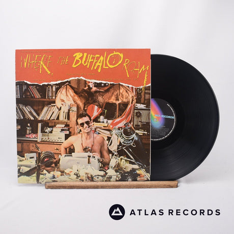 Various Where The Buffalo Roam LP Vinyl Record - Front Cover & Record