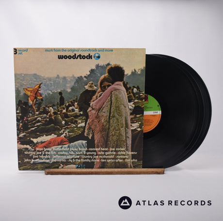 Various Woodstock - Music From The Original Soundtrack And More 3 x LP Vinyl Record - Front Cover & Record