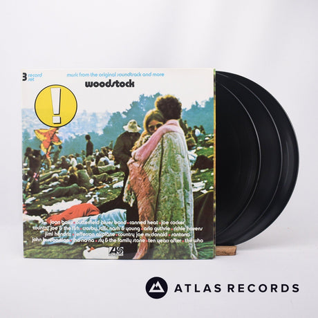 Various Woodstock - Music From The Original Soundtrack And More 3 x LP Vinyl Record - Front Cover & Record