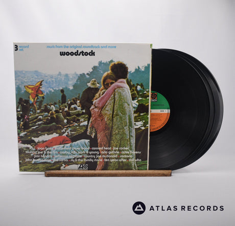 Various Woodstock - Music From The Original Soundtrack And More 3 x LP Vinyl Record - Front Cover & Record