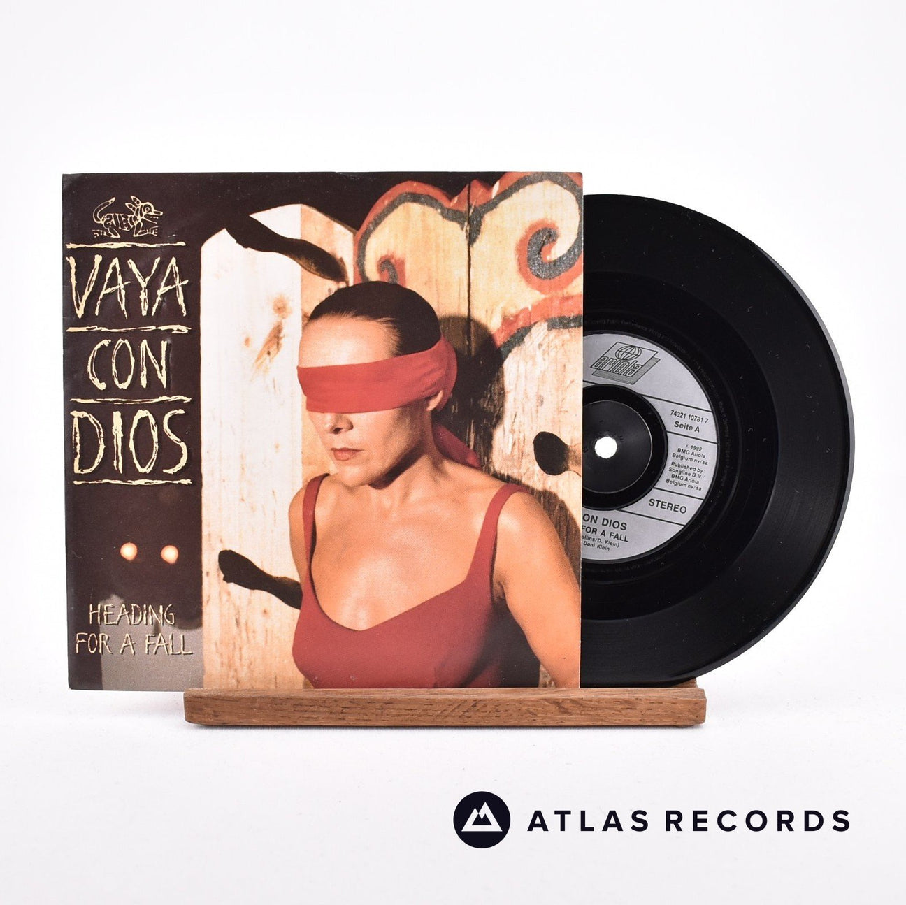 Vaya Con Dios Heading For A Fall 7" Vinyl Record - Front Cover & Record