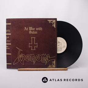 Venom At War With Satan LP Vinyl Record - Front Cover & Record