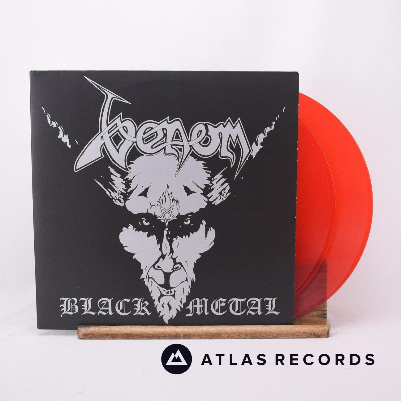 Venom Black Metal 2 x LP Vinyl Record - Front Cover & Record
