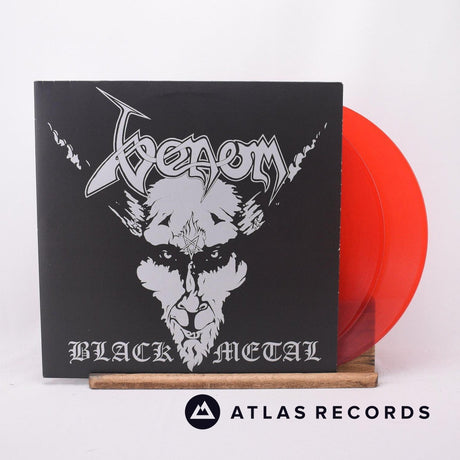 Venom Black Metal 2 x LP Vinyl Record - Front Cover & Record