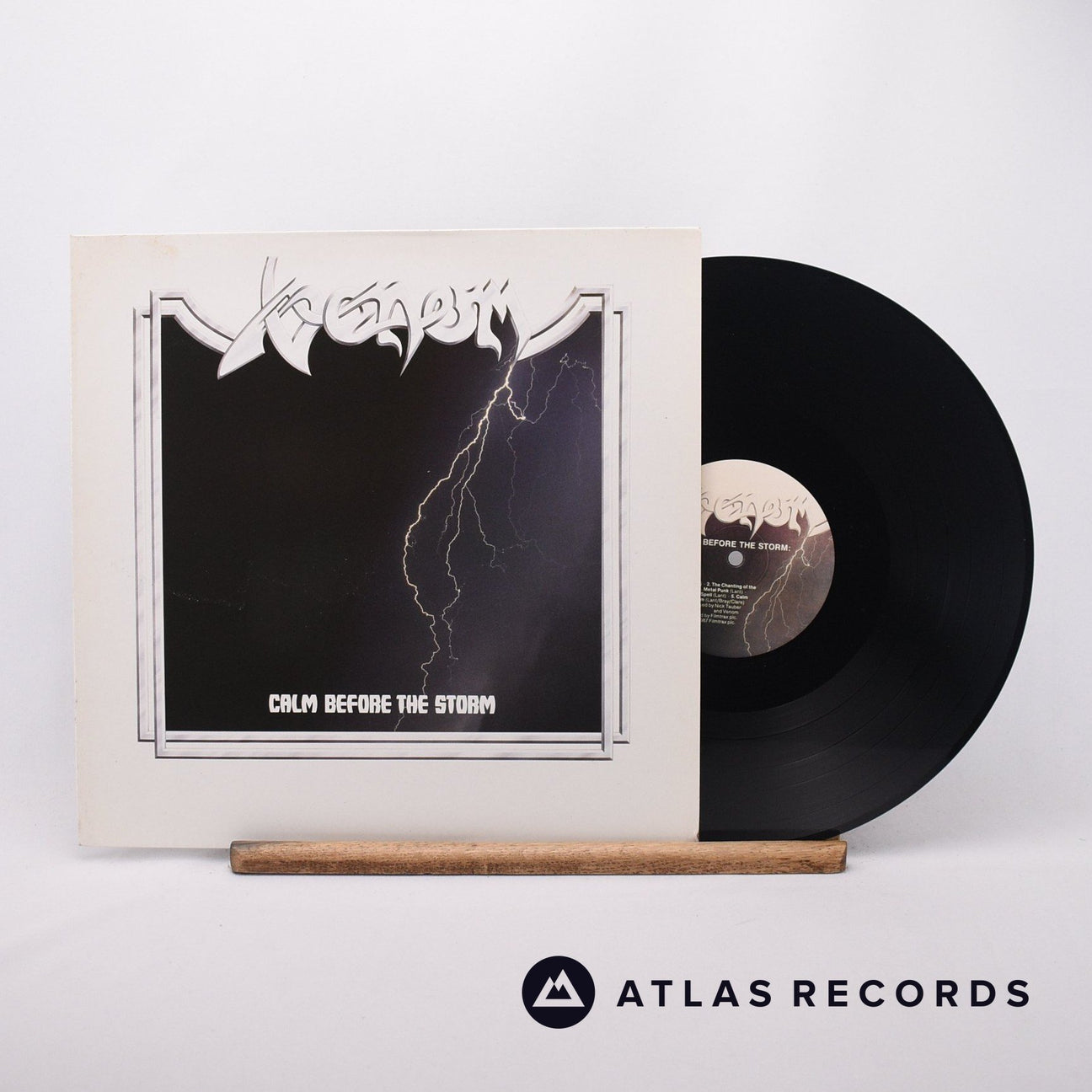 Venom Calm Before The Storm LP Vinyl Record - Front Cover & Record