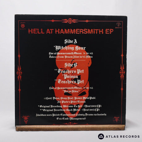 Venom - Hell At Hammersmith EP - Limited Edition 12" Vinyl Record - VG+/VG+