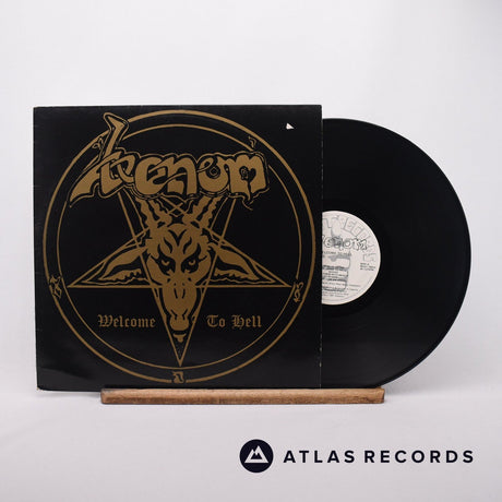 Venom Welcome To Hell LP Vinyl Record - Front Cover & Record