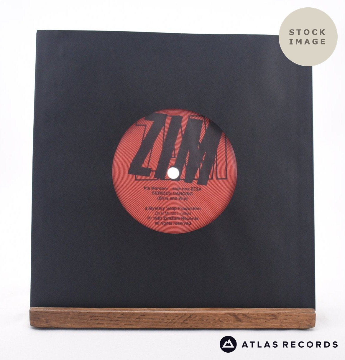 Via Marconi Serious Dancing 7" Vinyl Record - Sleeve & Record Side-By-Side