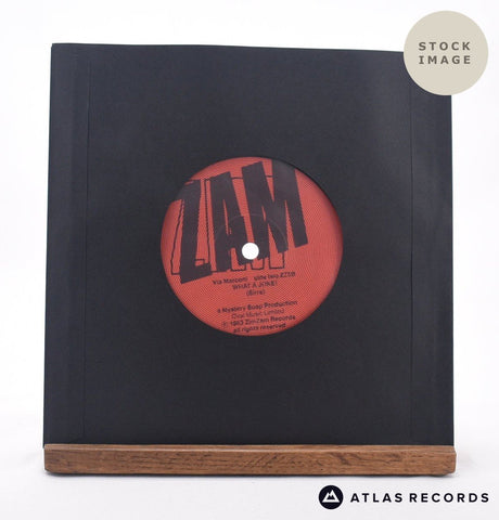 Via Marconi Serious Dancing 7" Vinyl Record - Reverse Of Sleeve