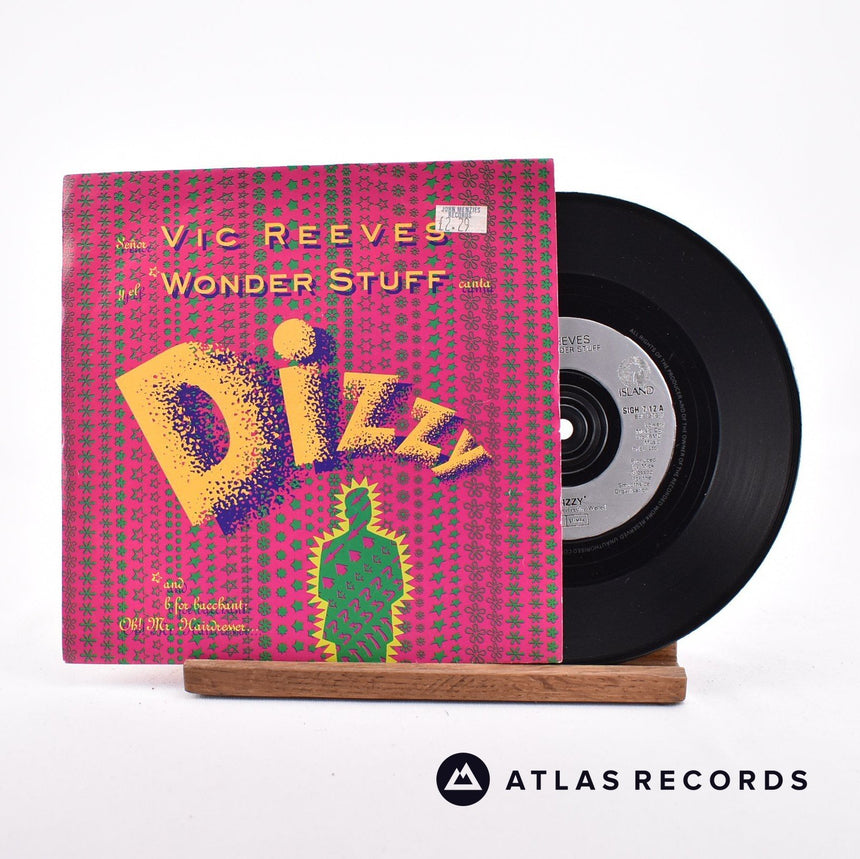Vic Reeves Dizzy 7" Vinyl Record - Front Cover & Record