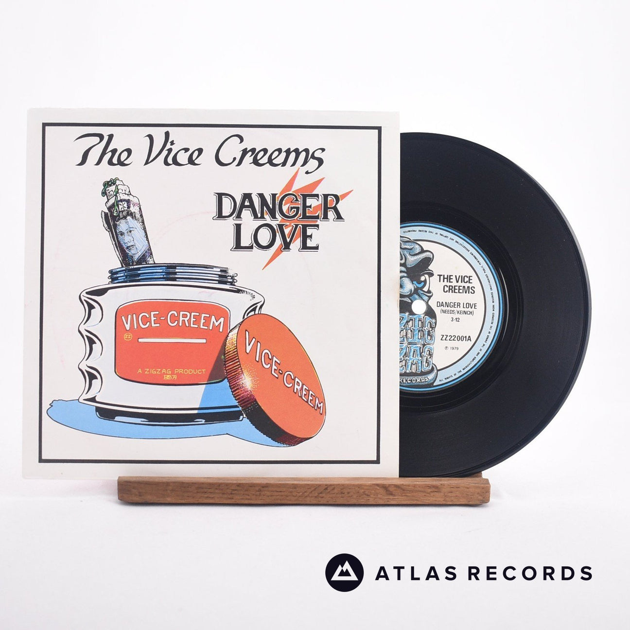 Vice Creems Danger Love 7" Vinyl Record - Front Cover & Record