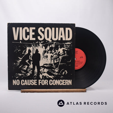 Vice Squad No Cause For Concern LP Vinyl Record - Front Cover & Record