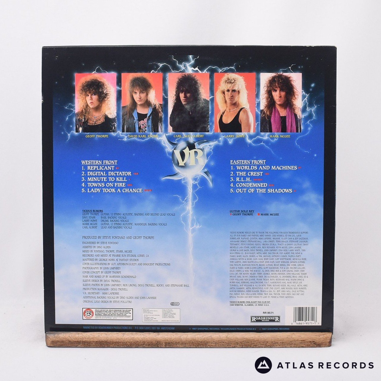 Vicious Rumors Digital Dictator LP Vinyl Record EX/EX – Atlas Records