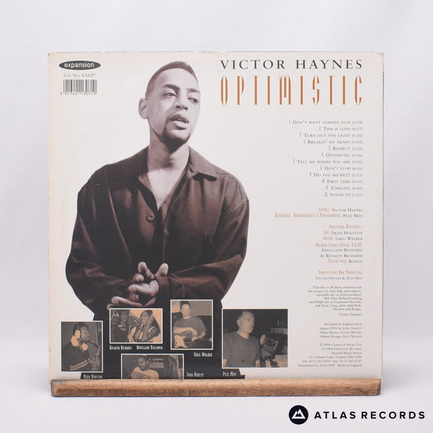 Victor Haynes - Optimistic - LP Vinyl Record - VG+/VG+