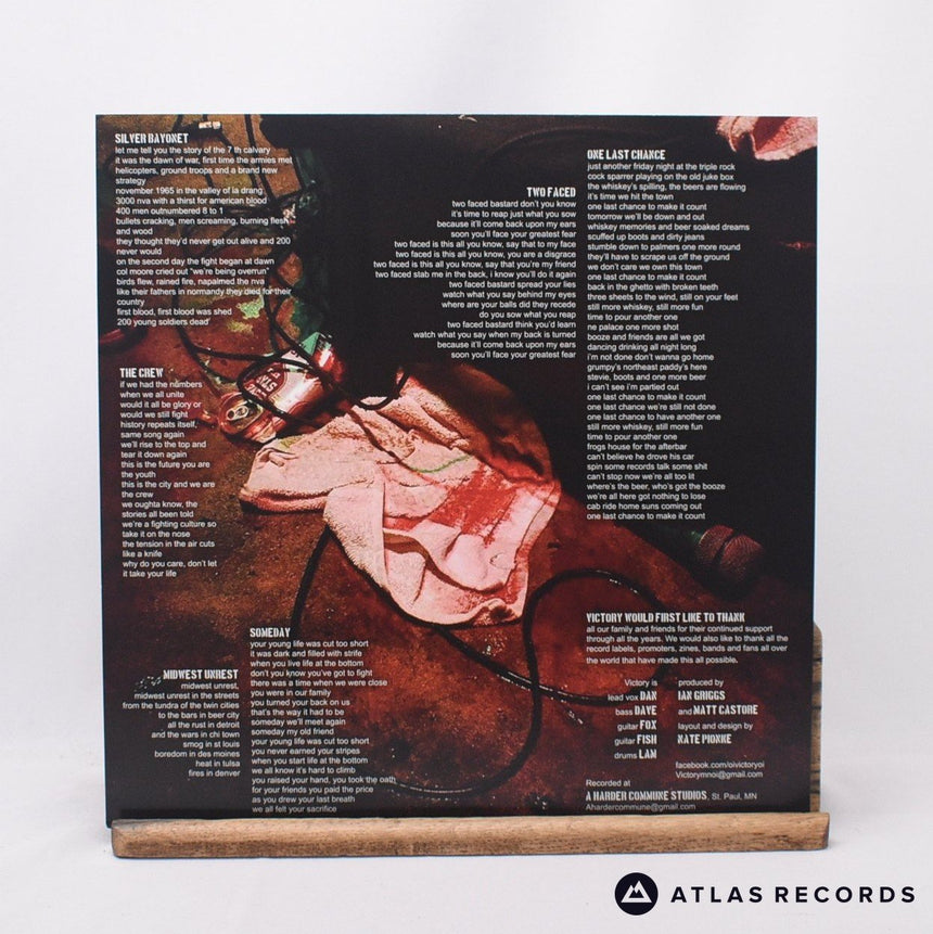 Victory - SOS - Blue/White Swirl Limited Edition LP Vinyl Record - NM/NM