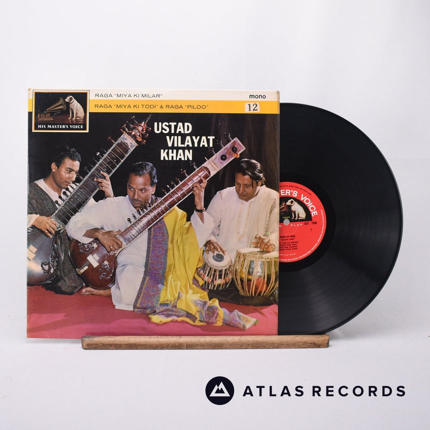 Vilayat Khan - Music Of India - Mono LP Vinyl Record - VG+/EX