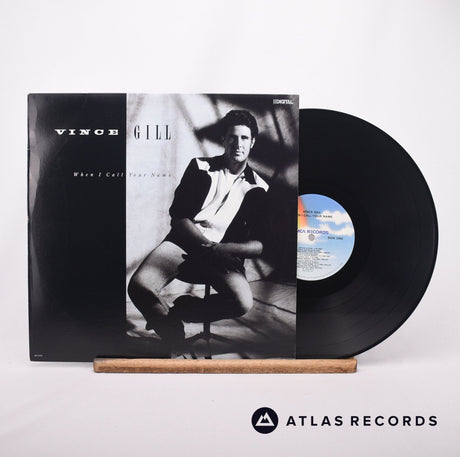 Vince Gill When I Call Your Name LP Vinyl Record - Front Cover & Record