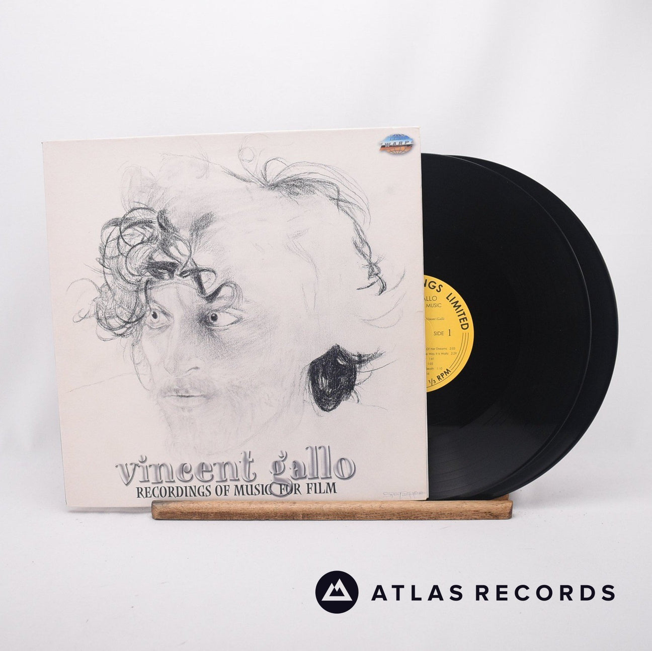 Vincent Gallo Recordings Of Music For Film 2 x LP Vinyl Record - Front Cover & Record