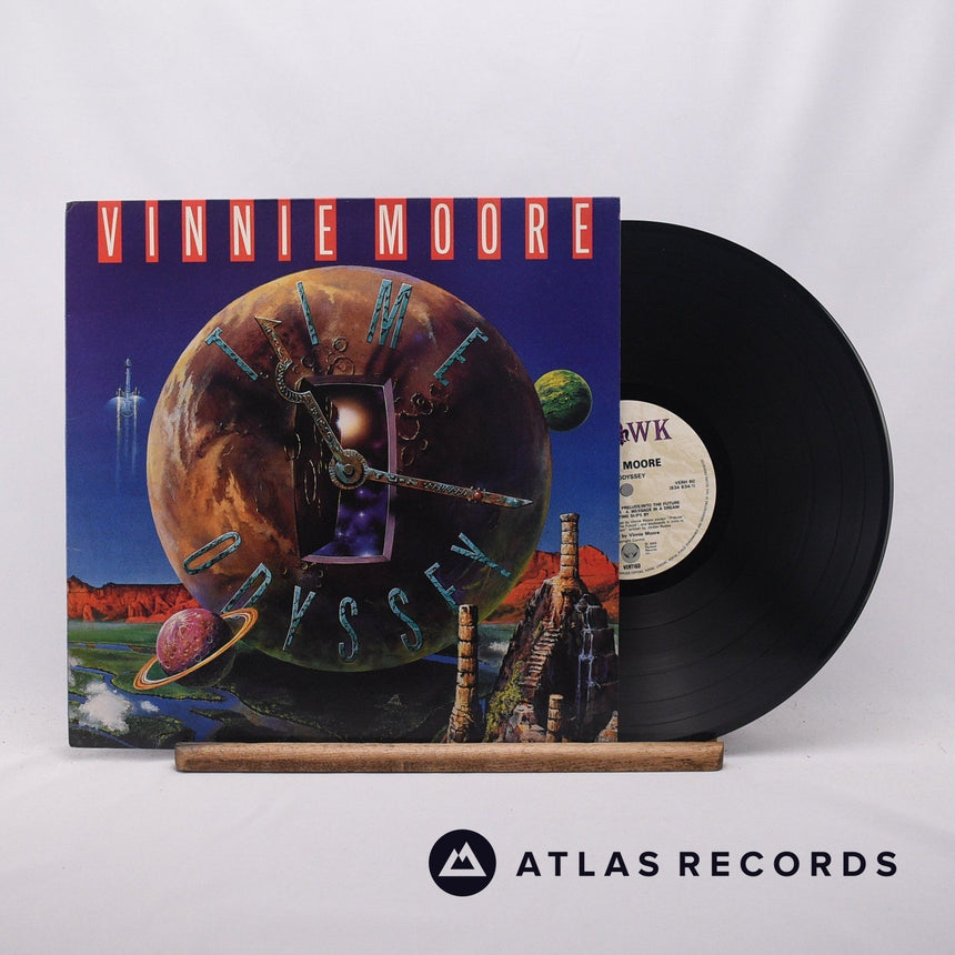Vinnie Moore Time Odyssey LP Vinyl Record - Front Cover & Record