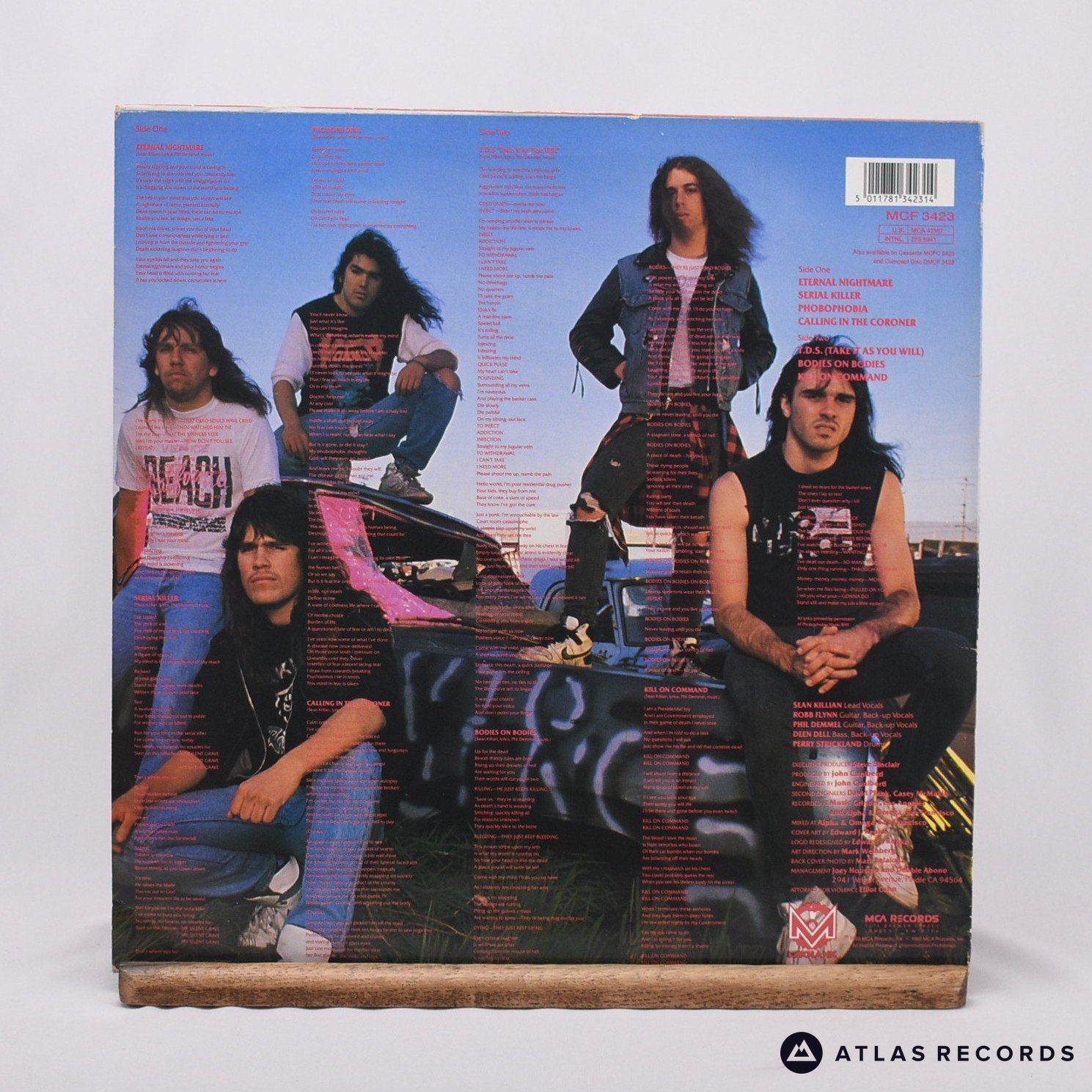 Vio-Lence Eternal Nightmare LP Vinyl Record VG+/EX – Atlas Records