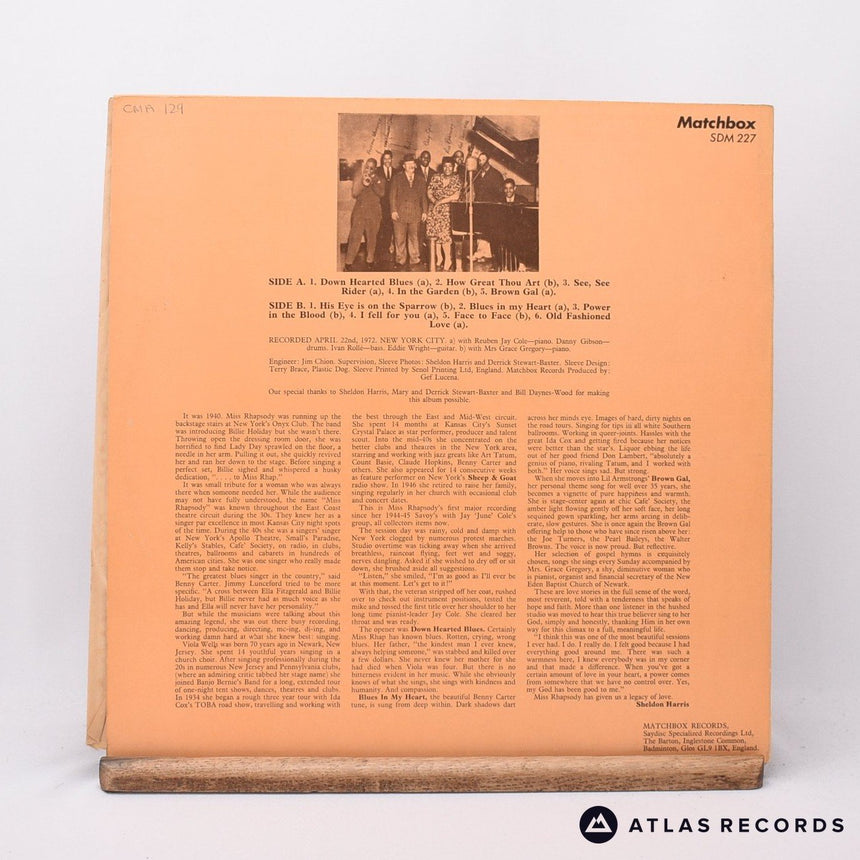 Viola Wells - Miss Rhapsody - LP Vinyl Record - EX/VG+