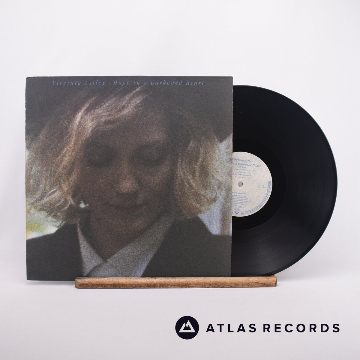 Virginia Astley Hope In A Darkened Heart LP Vinyl Record - Front Cover & Record