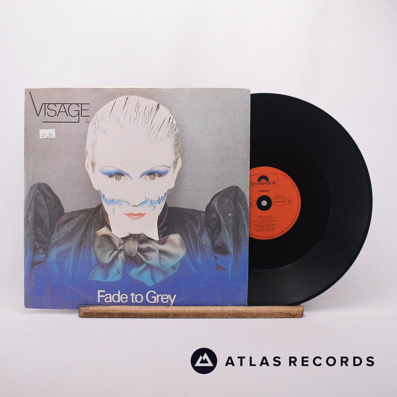 Visage Fade To Grey 12" Vinyl Record - Front Cover & Record