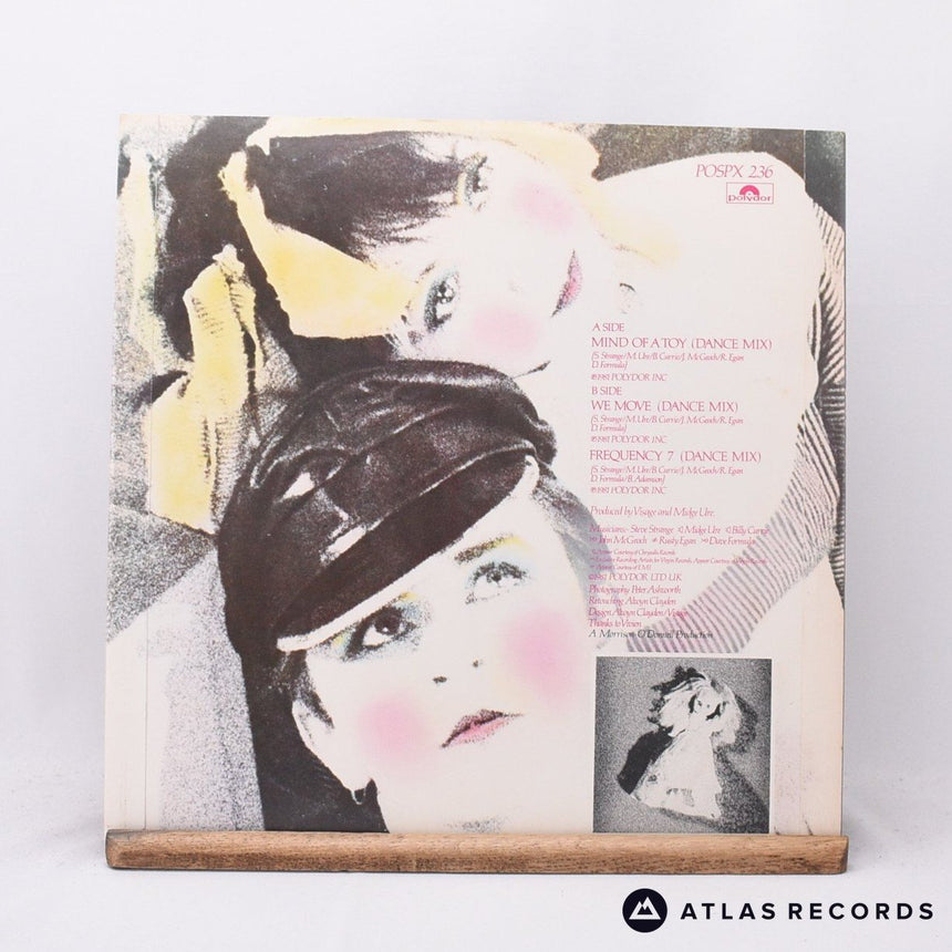 Visage - Mind Of A Toy - Townhouse 12" Vinyl Record - VG+/EX