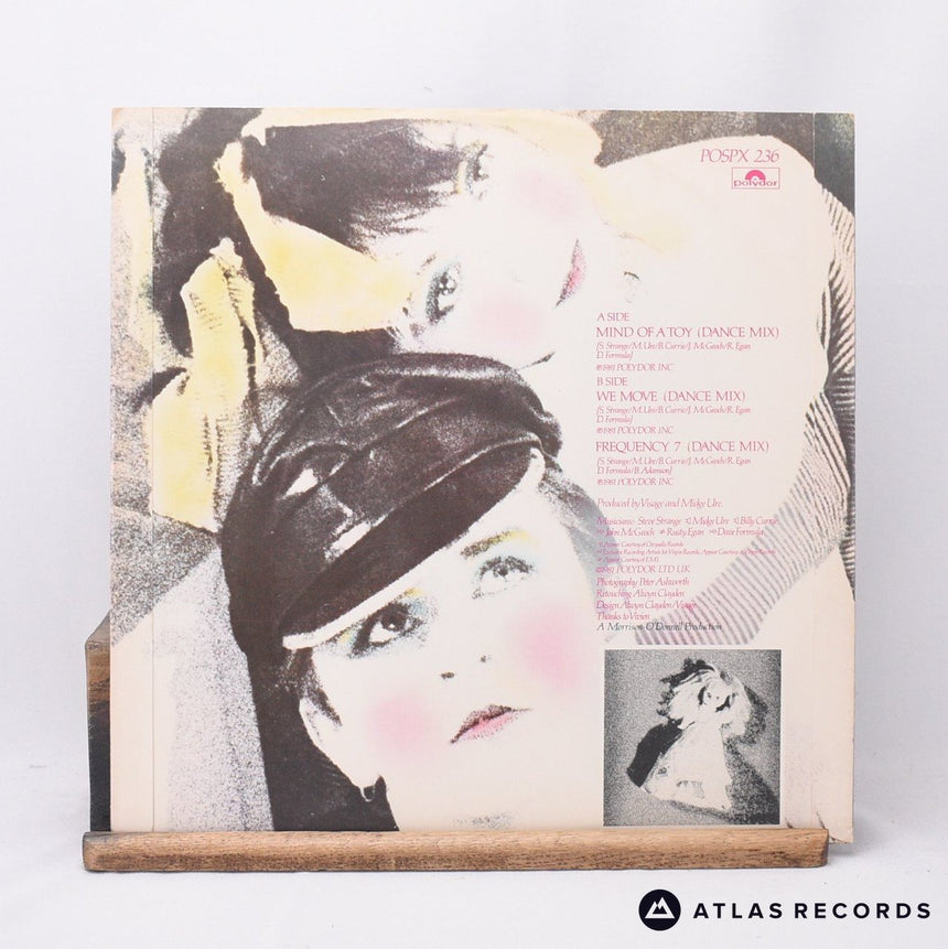 Visage - Mind Of A Toy - Townhouse 12" Vinyl Record - VG+/EX