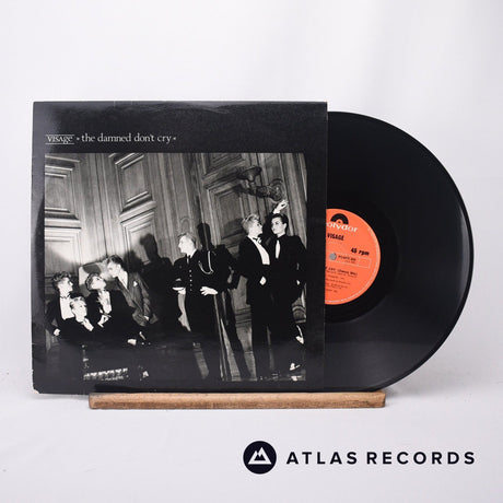 Visage The Damned Don't Cry 12" Vinyl Record - Front Cover & Record