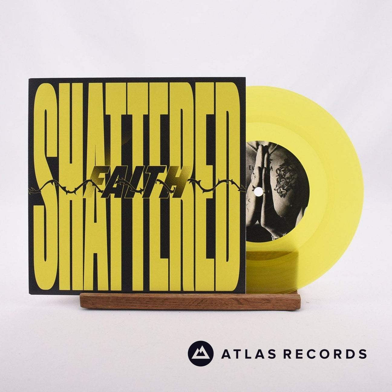 Vlure Shattered Faith 7" Vinyl Record - Front Cover & Record